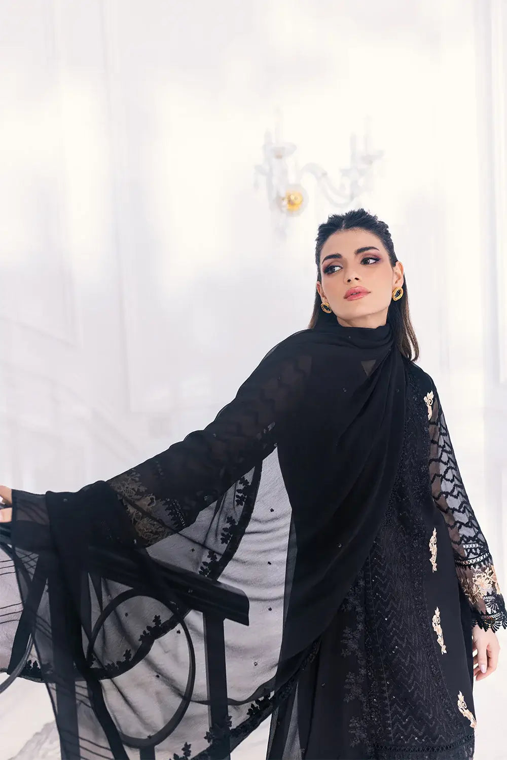 Azure | Embroidered Ensembles 23 | Cendre Muse - Pakistani Clothes for women, in United Kingdom and United States