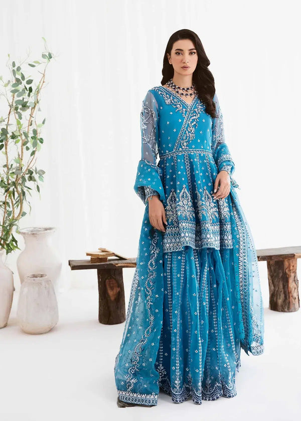 Dastoor | Nora Festive Festive 23 | Manha - Hoorain Designer Wear - Pakistani Ladies Branded Stitched Clothes in United Kingdom, United states, CA and Australia