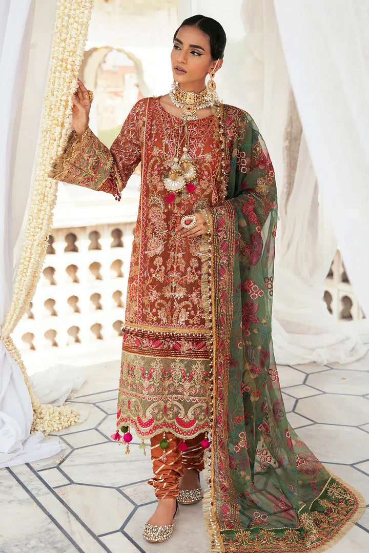 Declare | Phul Motiya Da | GUL-E-DAUDI LFU-11 - Hoorain Designer Wear - Pakistani Ladies Branded Stitched Clothes in United Kingdom, United states, CA and Australia