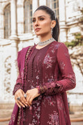 Maria B | Linen 23 | Aubergine DL-1103 - Pakistani Clothes for women, in United Kingdom and United States