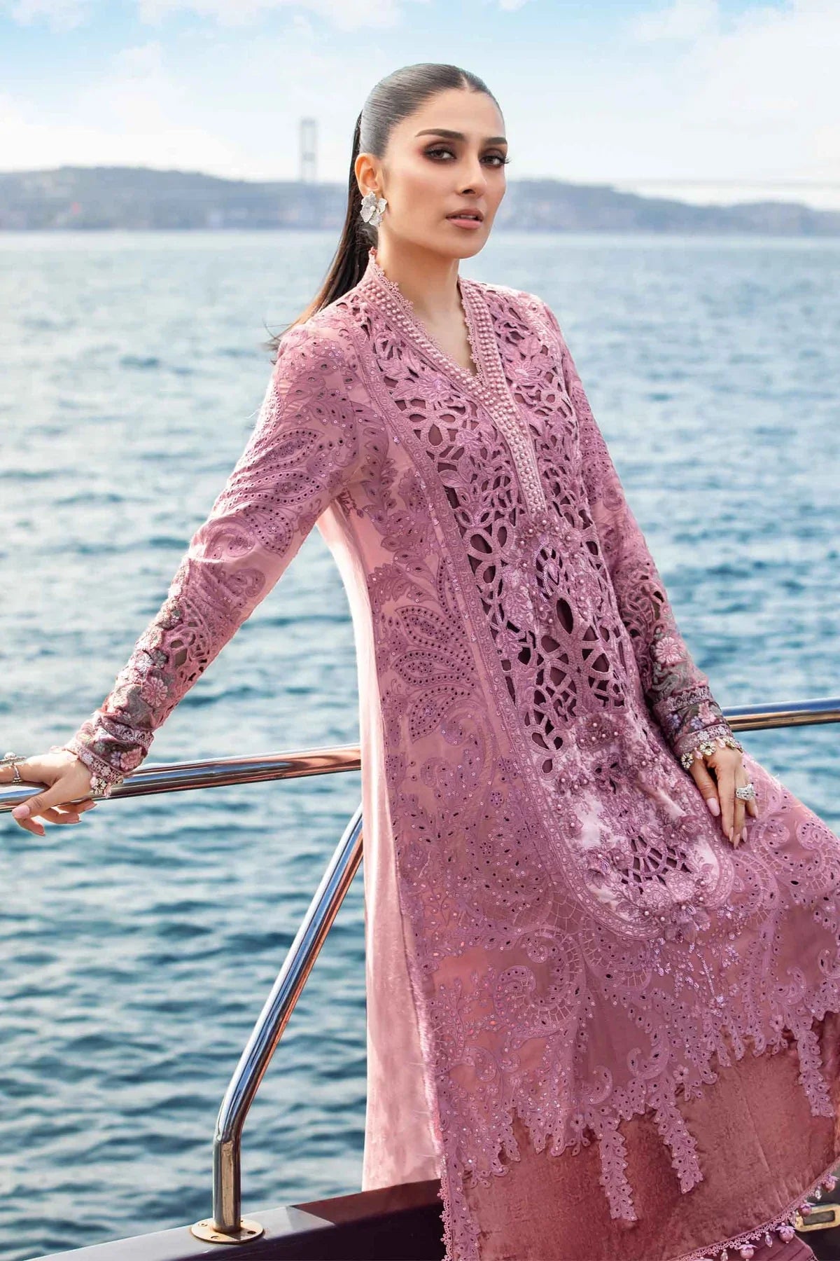 Maria B | Linen 23 | Ash Pink DL-1106 - Pakistani Clothes for women, in United Kingdom and United States