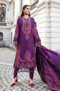 Maria B | Linen 23 | Purple DL-1108 - Pakistani Clothes for women, in United Kingdom and United States