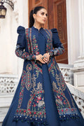 Maria B | Linen 23 | Navy Blue DL-1109 - Pakistani Clothes for women, in United Kingdom and United States