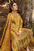 Maria B | Linen 23 | Mustard DL-1110 - Pakistani Clothes for women, in United Kingdom and United States