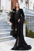 Maria B | Linen 23 | Black & Gold DL-1111 - Pakistani Clothes for women, in United Kingdom and United States