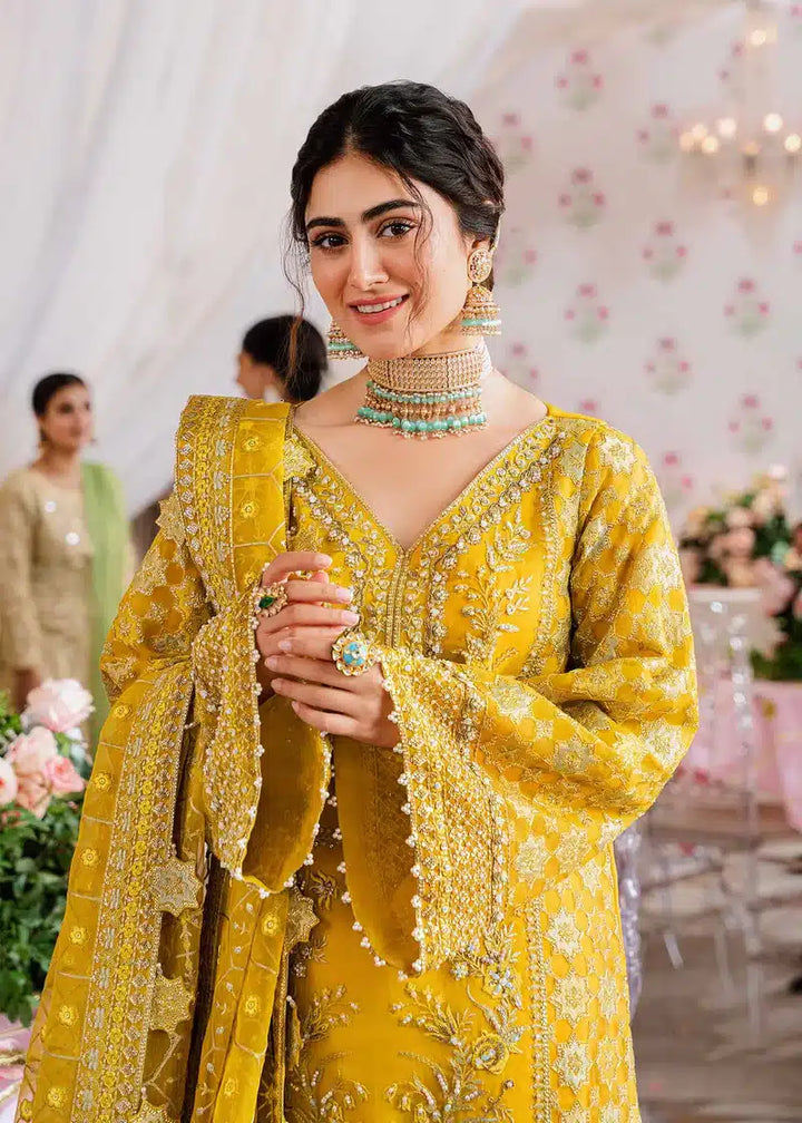 Akbar Aslam | Shadmani Luxury Formals 23 | Meena - Hoorain Designer Wear - Pakistani Designer Clothes for women, in United Kingdom, United states, CA and Australia