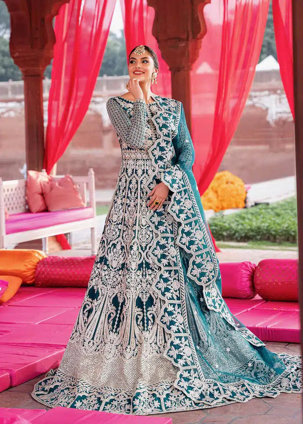 Akbar Aslam | Shadmani Luxury Formals 23 | Roshan - Hoorain Designer Wear - Pakistani Ladies Branded Stitched Clothes in United Kingdom, United states, CA and Australia