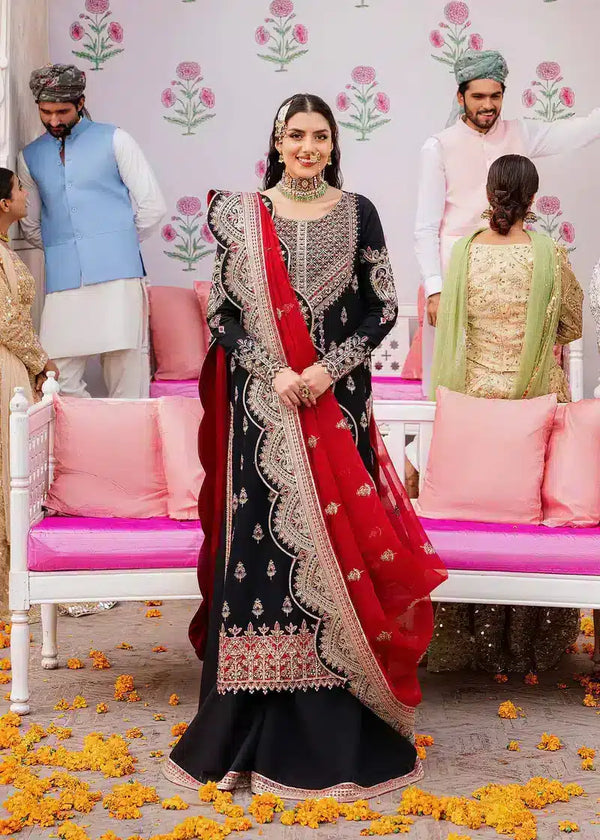 Akbar Aslam | Shadmani Luxury Formals 23 | Nazmin - Hoorain Designer Wear - Pakistani Ladies Branded Stitched Clothes in United Kingdom, United states, CA and Australia