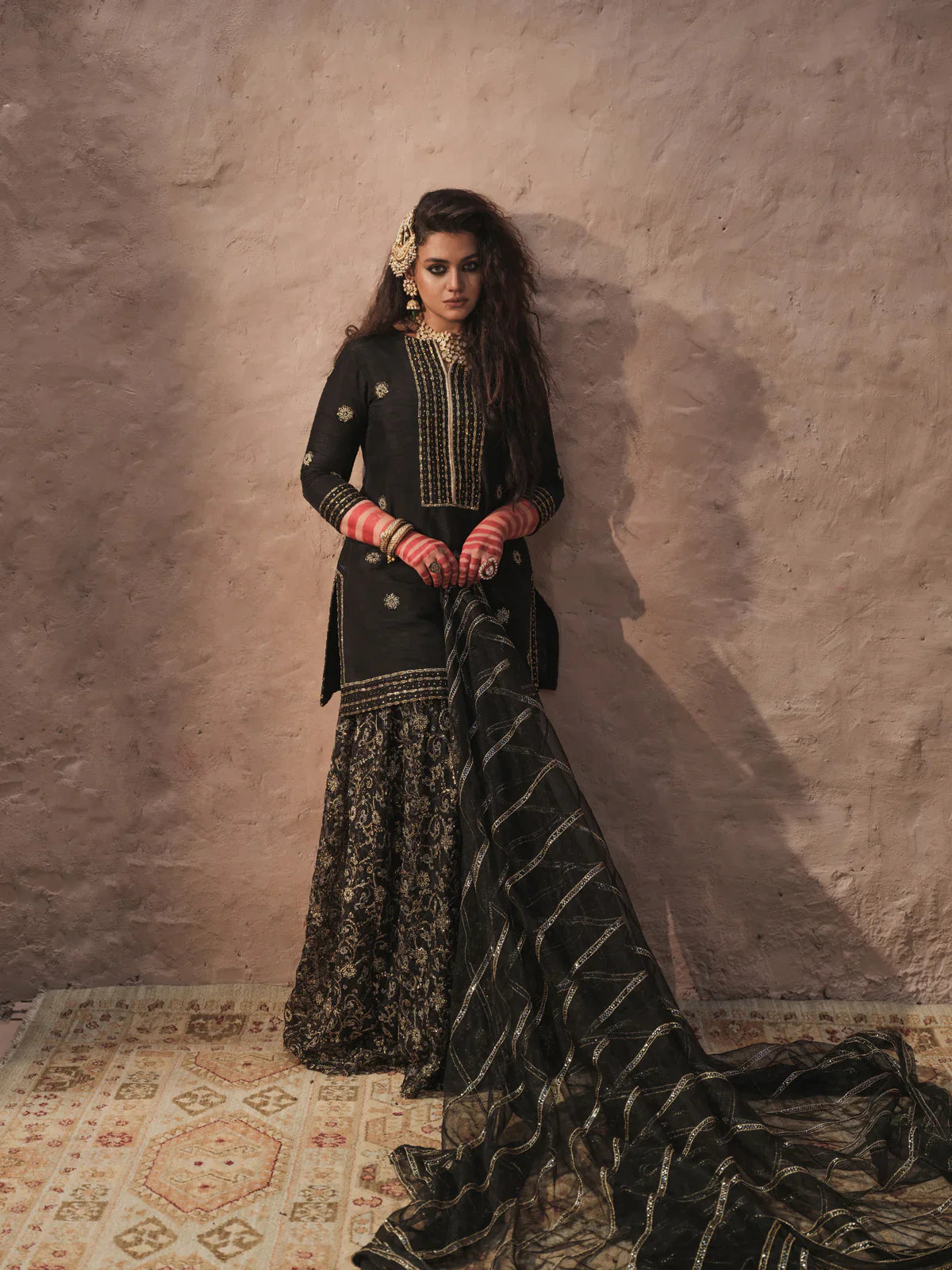 Erum Khan | Shab Siyah 23 | Noor - Pakistani Clothes for women, in United Kingdom and United States