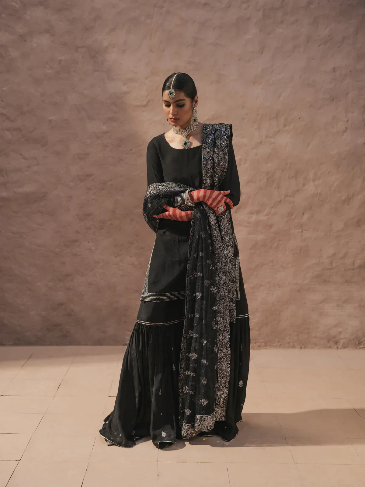 Erum Khan | Shab Siyah 23 | Aaina - Pakistani Clothes for women, in United Kingdom and United States