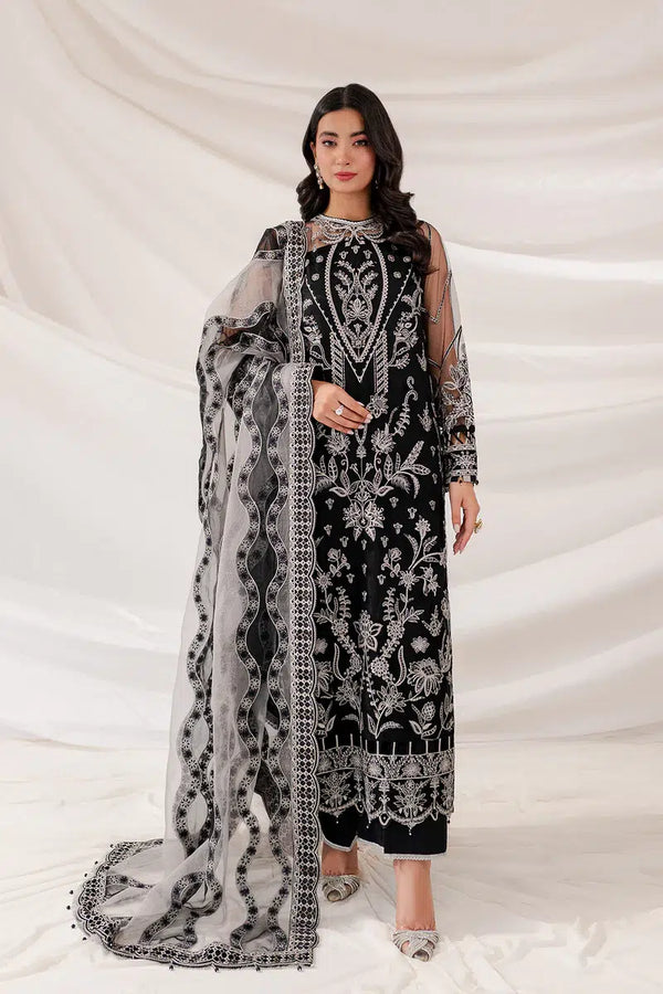 Farasha | Lumiere Luxury Collection 23 | Black Swan - Pakistani Clothes for women, in United Kingdom and United States