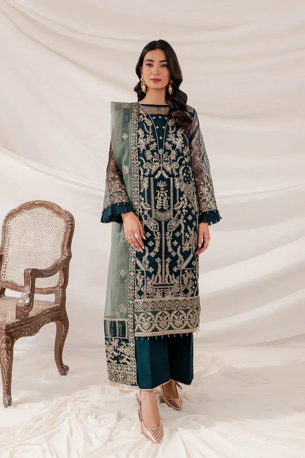 Farasha | Lumiere Luxury Collection 23 | Shamrock - Hoorain Designer Wear - Pakistani Ladies Branded Stitched Clothes in United Kingdom, United states, CA and Australia