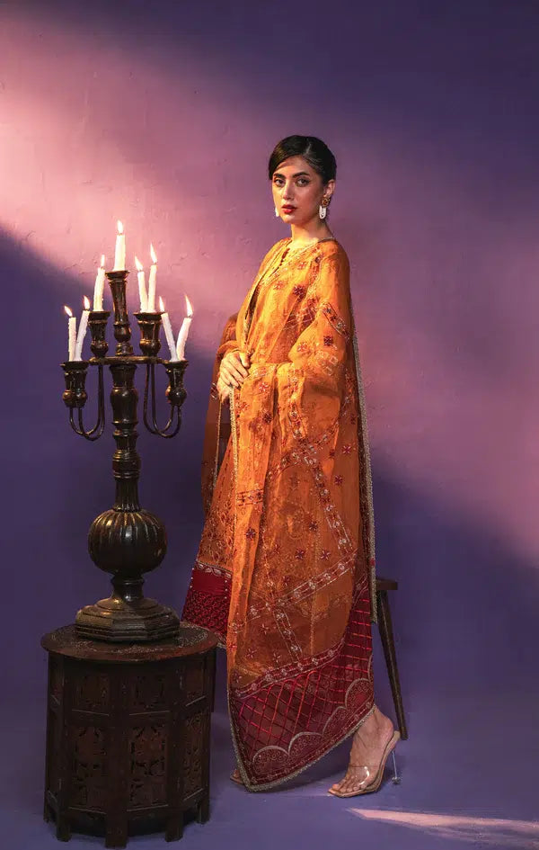 Gisele | Zarish Festive Collection 23 | Gul Makai - Hoorain Designer Wear - Pakistani Designer Clothes for women, in United Kingdom, United states, CA and Australia