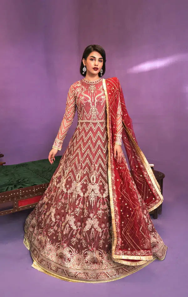 Gisele | Zarish Festive Collection 23 | Serina - Hoorain Designer Wear - Pakistani Ladies Branded Stitched Clothes in United Kingdom, United states, CA and Australia