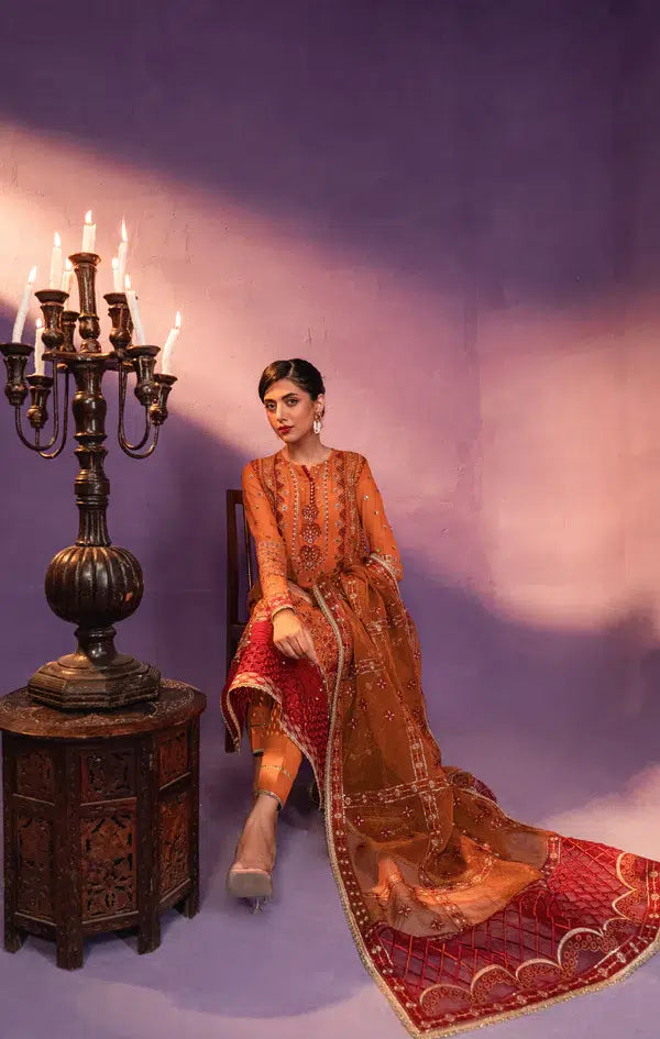 Gisele | Zarish Festive Collection 23 | Gul Makai - Hoorain Designer Wear - Pakistani Designer Clothes for women, in United Kingdom, United states, CA and Australia