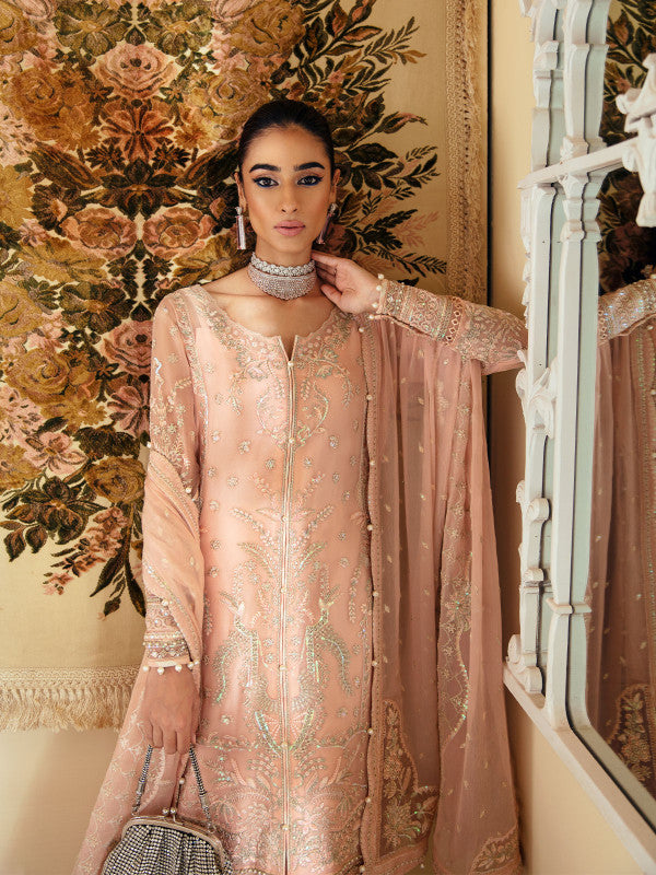 Gulaal | Embroidered Chiffon 23 | ROSALIE GL-EC-23V1-03 - Pakistani Clothes for women, in United Kingdom and United States