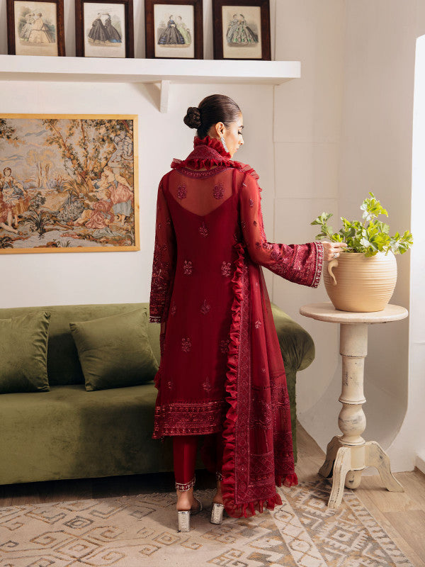 Gulaal | Embroidered Chiffon 23 | RUBY GL-EC-23V1-02 - Pakistani Clothes for women, in United Kingdom and United States