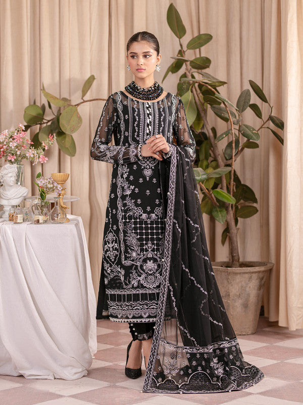Gulaal | Embroidered Chiffon 23 | MAHJABEEN UC-01 - Hoorain Designer Wear - Pakistani Ladies Branded Stitched Clothes in United Kingdom, United states, CA and Australia