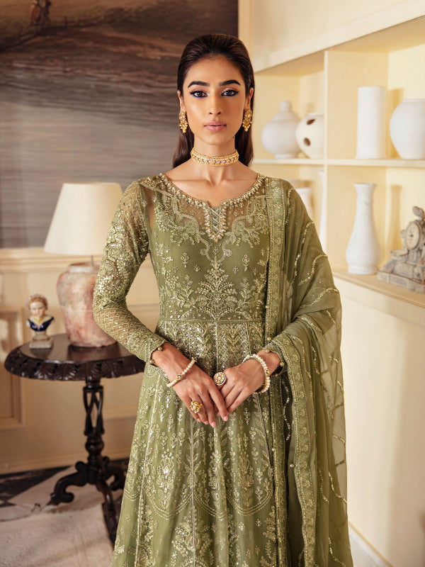 Gulaal | Embroidered Chiffon 23 | AYSA GL-EC-23V1-07 - Hoorain Designer Wear - Pakistani Ladies Branded Stitched Clothes in United Kingdom, United states, CA and Australia