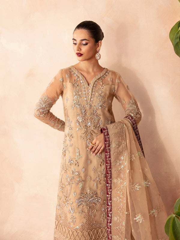 Gulaal | Embroidered Chiffon 23 | EMILIA GL-LP-V2-14 - Hoorain Designer Wear - Pakistani Ladies Branded Stitched Clothes in United Kingdom, United states, CA and Australia