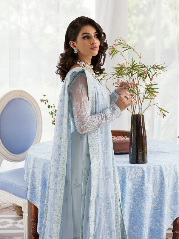 Gulaal | Embroidered Chiffon 23 | Wisteria - Pakistani Clothes for women, in United Kingdom and United States