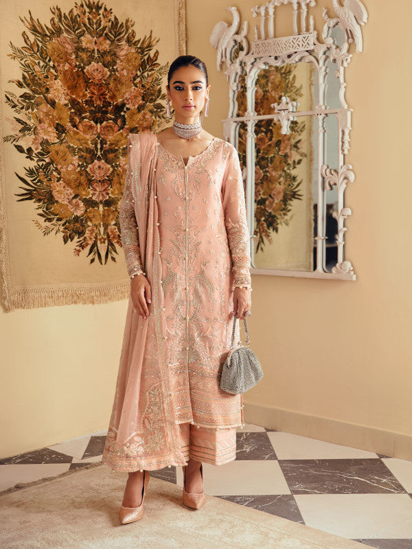 Gulaal | Embroidered Chiffon 23 | ROSALIE GL-EC-23V1-03 - Hoorain Designer Wear - Pakistani Ladies Branded Stitched Clothes in United Kingdom, United states, CA and Australia
