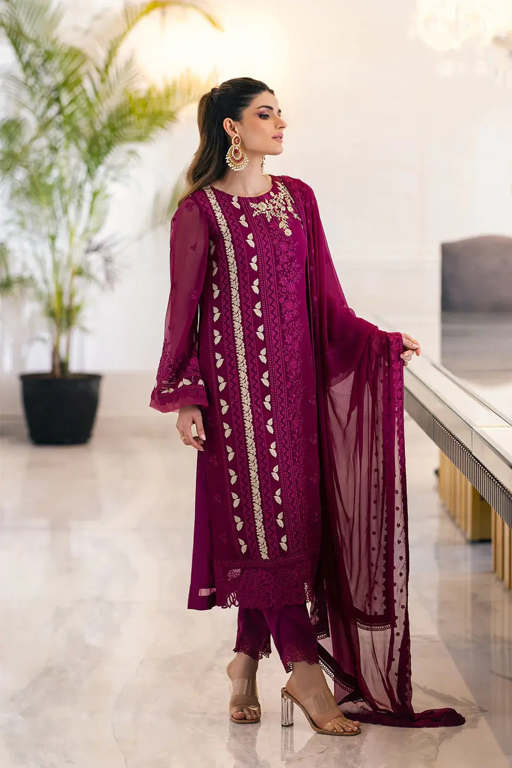 Azure | Embroidered Ensembles 23 | Glooming Diva - Pakistani Clothes for women, in United Kingdom and United States