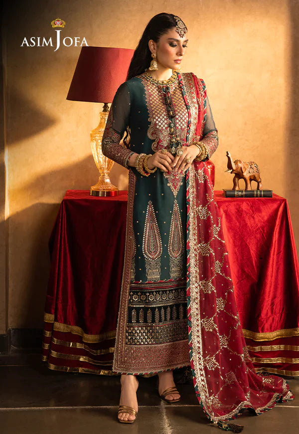 Asim Jofa | Velvet Festive 23 | AJVF-10 - Pakistani Clothes for women, in United Kingdom and United States