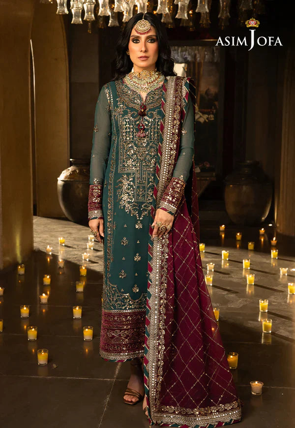 Asim Jofa | Velvet Festive 23 | AJVF-09 - Pakistani Clothes for women, in United Kingdom and United States