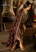 Asim Jofa | Velvet Festive 23 | AJVF-12 - Pakistani Clothes for women, in United Kingdom and United States