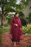 Hue Pret | Leilah Formals 23 | Crimson - Pakistani Clothes for women, in United Kingdom and United States