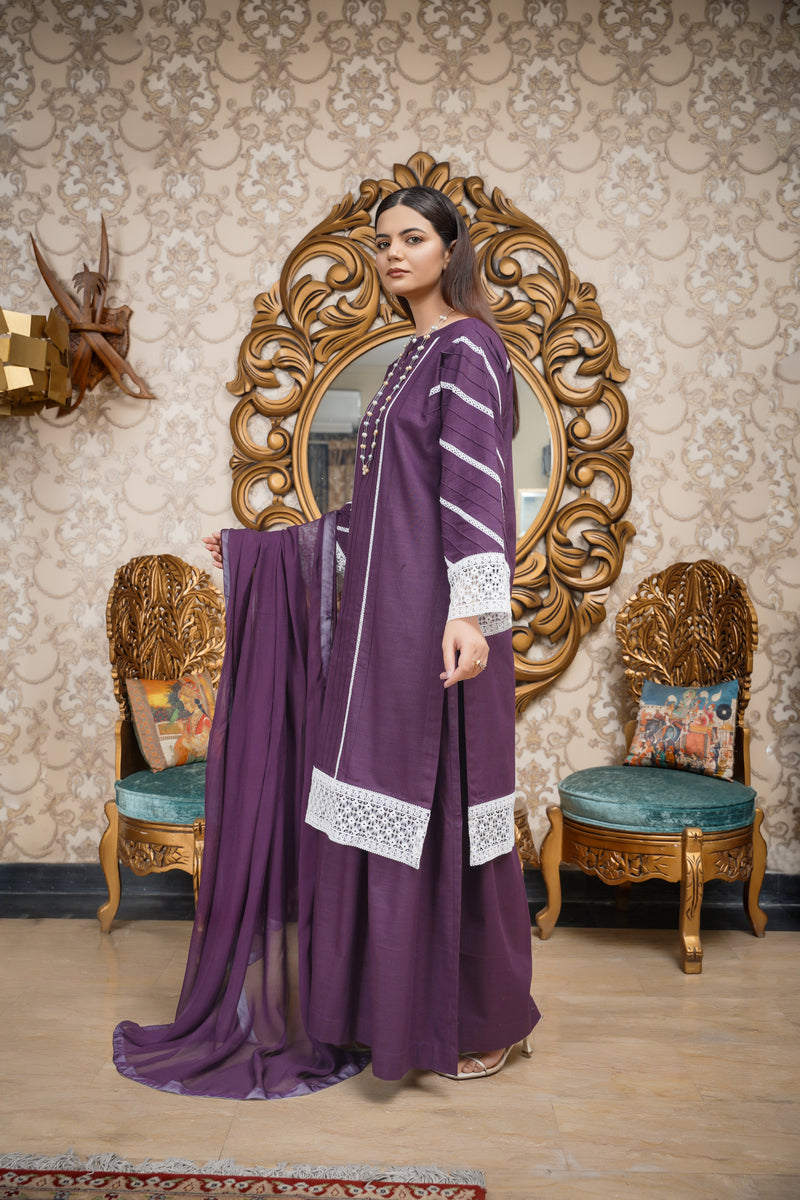 Hoorain Basics | Slub Winter 23 | HB-PUR - Pakistani Clothes for women, in United Kingdom and United States