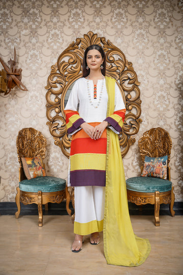 Hoorain Basics | Slub Winter 23 | HB-WHT - Pakistani Clothes for women, in United Kingdom and United States