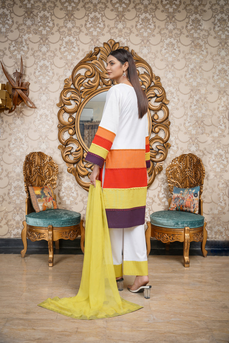 Hoorain Basics | Slub Winter 23 | HB-WHT - Pakistani Clothes for women, in United Kingdom and United States