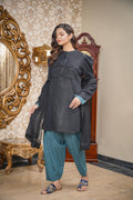 Hoorain Basics | Slub Winter 23 | HB-BLK - Pakistani Clothes for women, in United Kingdom and United States