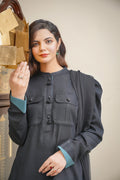 Hoorain Basics | Slub Winter 23 | HB-BLK - Pakistani Clothes for women, in United Kingdom and United States