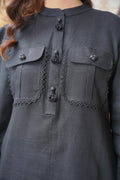 Hoorain Basics | Slub Winter 23 | HB-BLK - Pakistani Clothes for women, in United Kingdom and United States