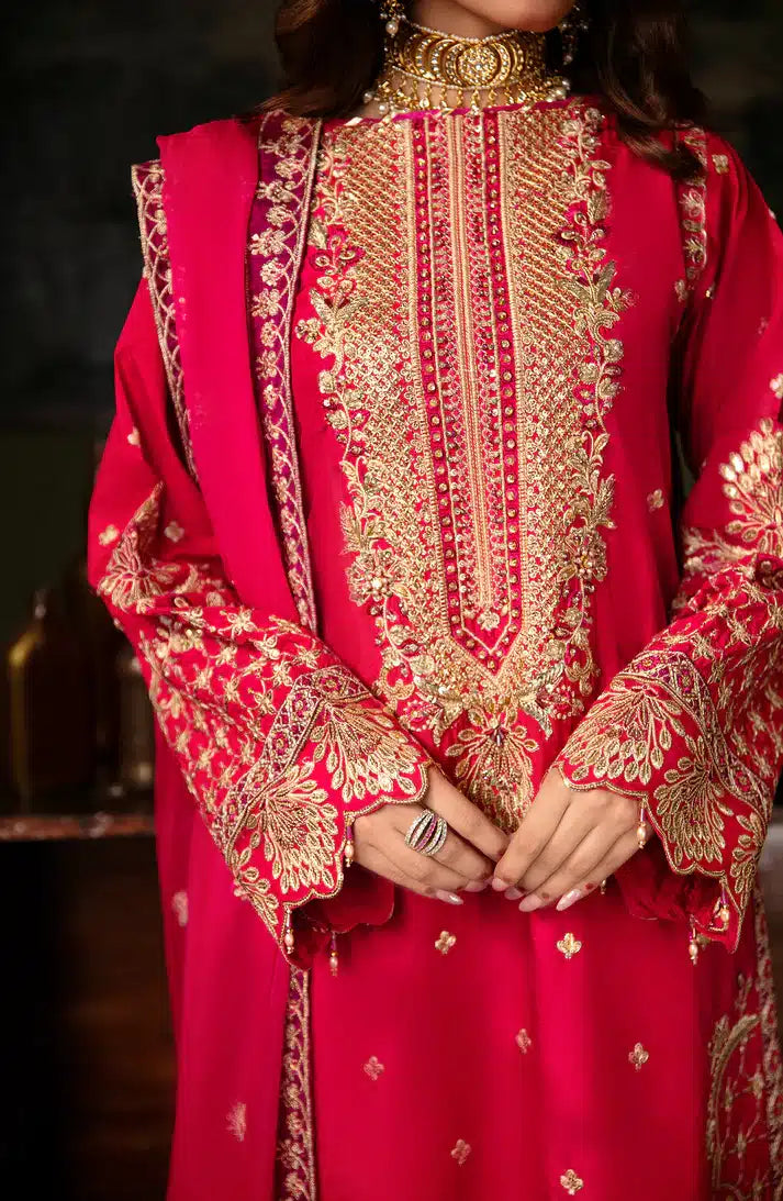 Emaan Adeel | Noori Silk Formals 23 | NR 02 ZEBAISH - Hoorain Designer Wear - Pakistani Ladies Branded Stitched Clothes in United Kingdom, United states, CA and Australia