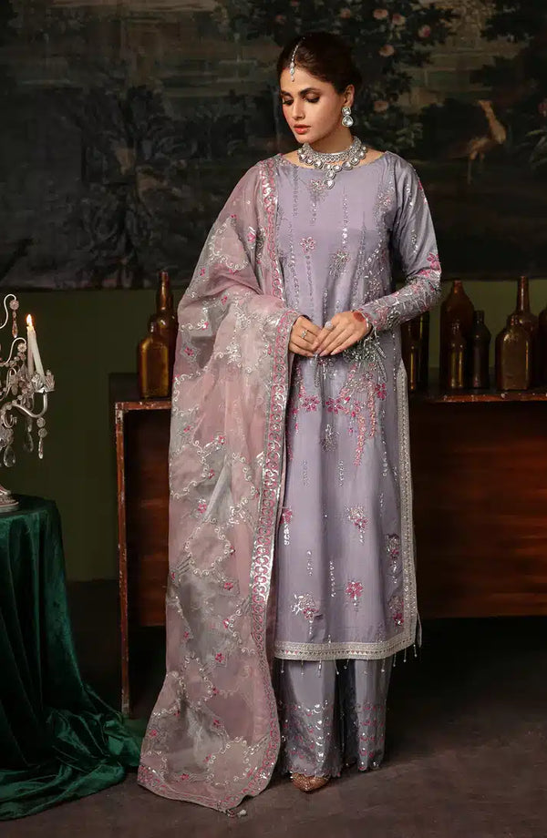 Emaan Adeel | Noori Silk Formals 23 | NR 06 BANO - Hoorain Designer Wear - Pakistani Ladies Branded Stitched Clothes in United Kingdom, United states, CA and Australia