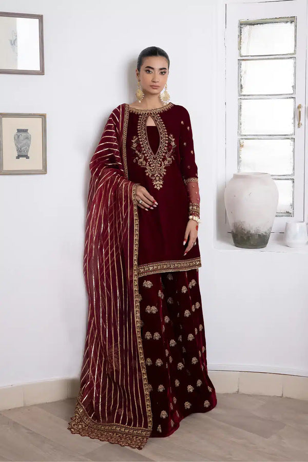 Iznik | Festive Velvet 23 | IV-26 MARASIM - Pakistani Clothes for women, in United Kingdom and United States