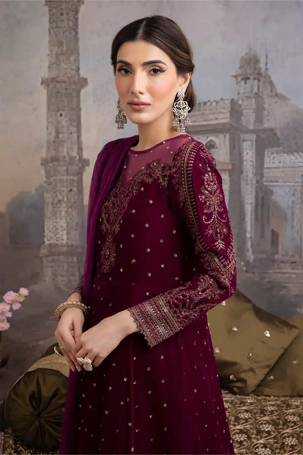 Iznik | Festive Velvet 23 | IV-24 RUMMANA - Pakistani Clothes for women, in United Kingdom and United States