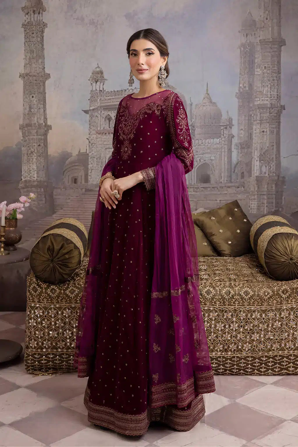 Iznik | Festive Velvet 23 | IV-24 RUMMANA - Pakistani Clothes for women, in United Kingdom and United States