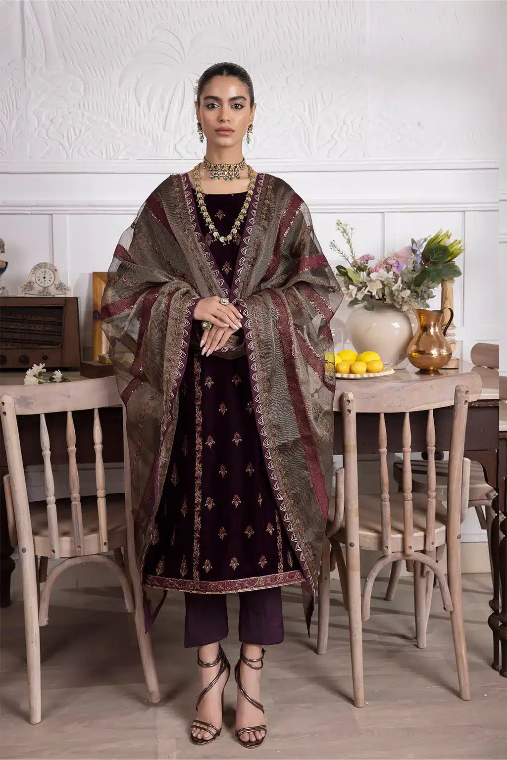 Iznik | Festive Velvet 23 | IV-23 SEHER - Pakistani Clothes for women, in United Kingdom and United States