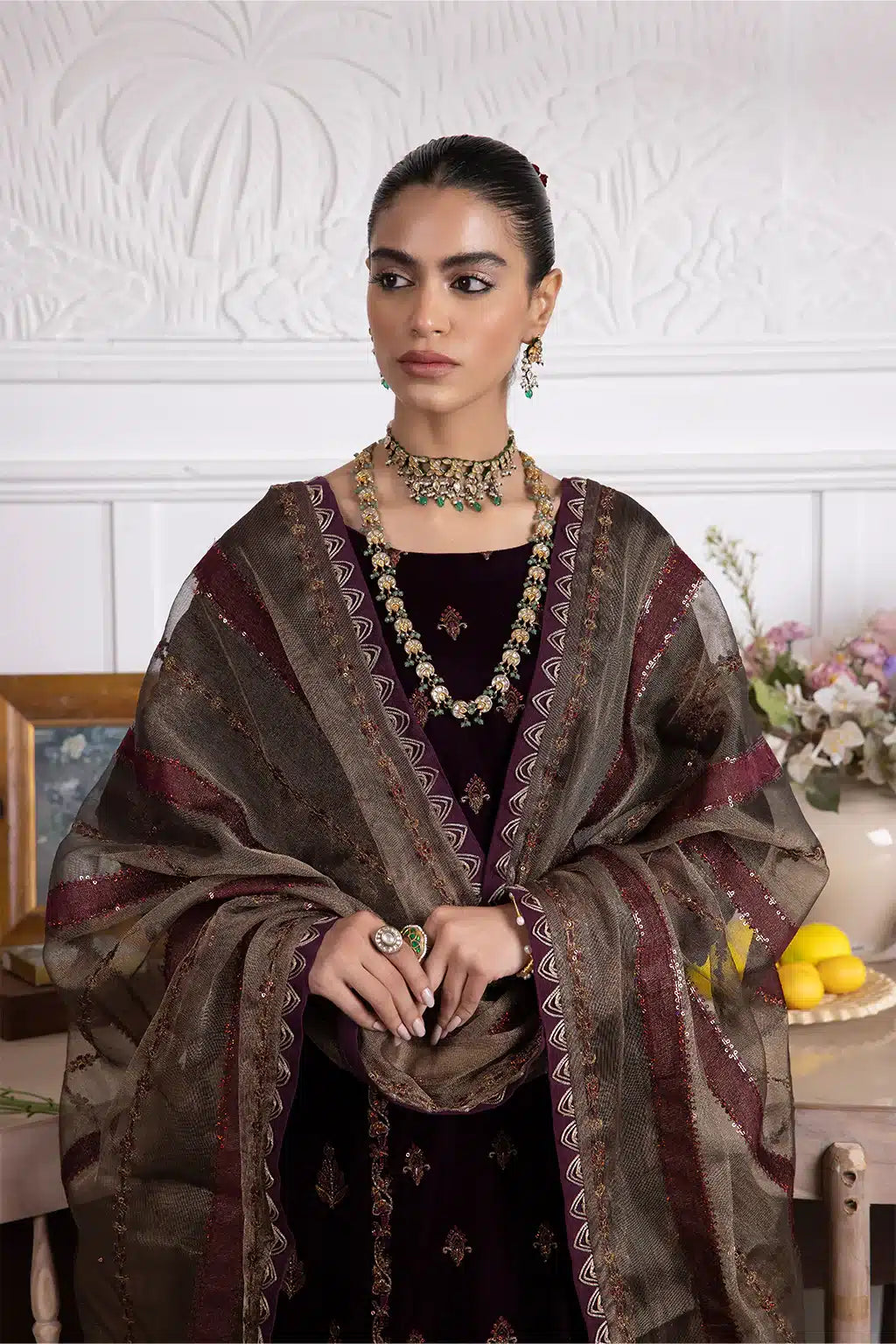 Iznik | Festive Velvet 23 | IV-23 SEHER - Pakistani Clothes for women, in United Kingdom and United States