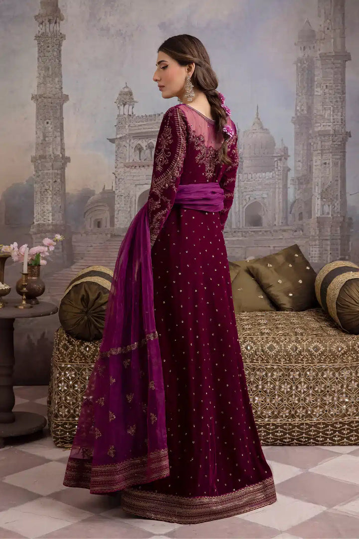 Iznik | Festive Velvet 23 | IV-24 RUMMANA - Hoorain Designer Wear - Pakistani Ladies Branded Stitched Clothes in United Kingdom, United states, CA and Australia