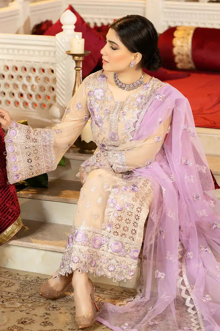 Imrozia Premium | Falesia Formals 23 | L-264 Avon Pearl - Hoorain Designer Wear - Pakistani Ladies Branded Stitched Clothes in United Kingdom, United states, CA and Australia