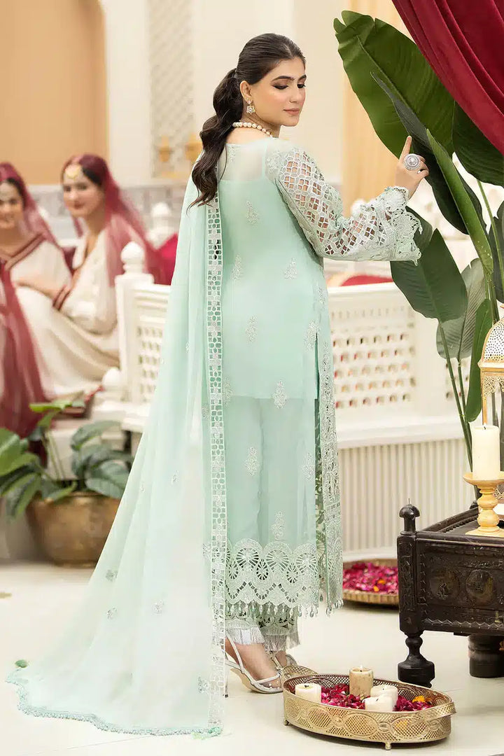 Imrozia Premium | Falesia Formals 23 | L-268 Amber Vivacity - Hoorain Designer Wear - Pakistani Ladies Branded Stitched Clothes in United Kingdom, United states, CA and Australia