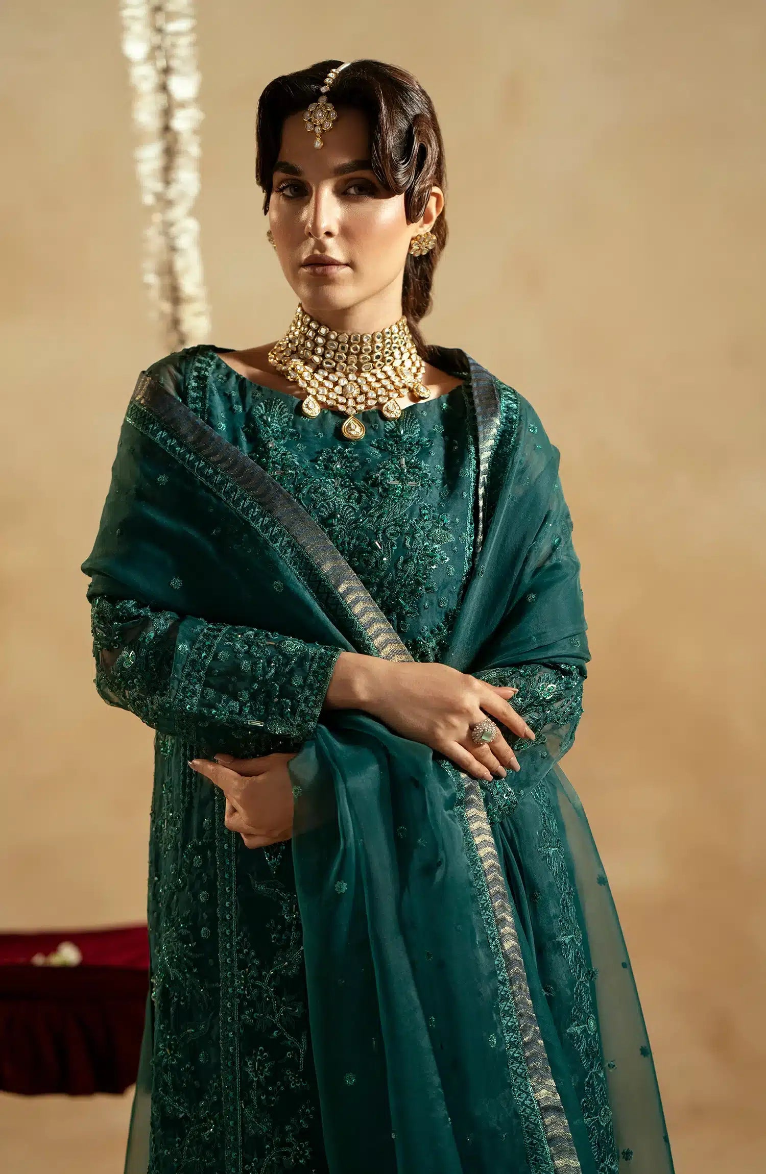 Maryum N Maria | Zamani Beghum Formals 23 | Emerald-(MW23-516) - Pakistani Clothes for women, in United Kingdom and United States