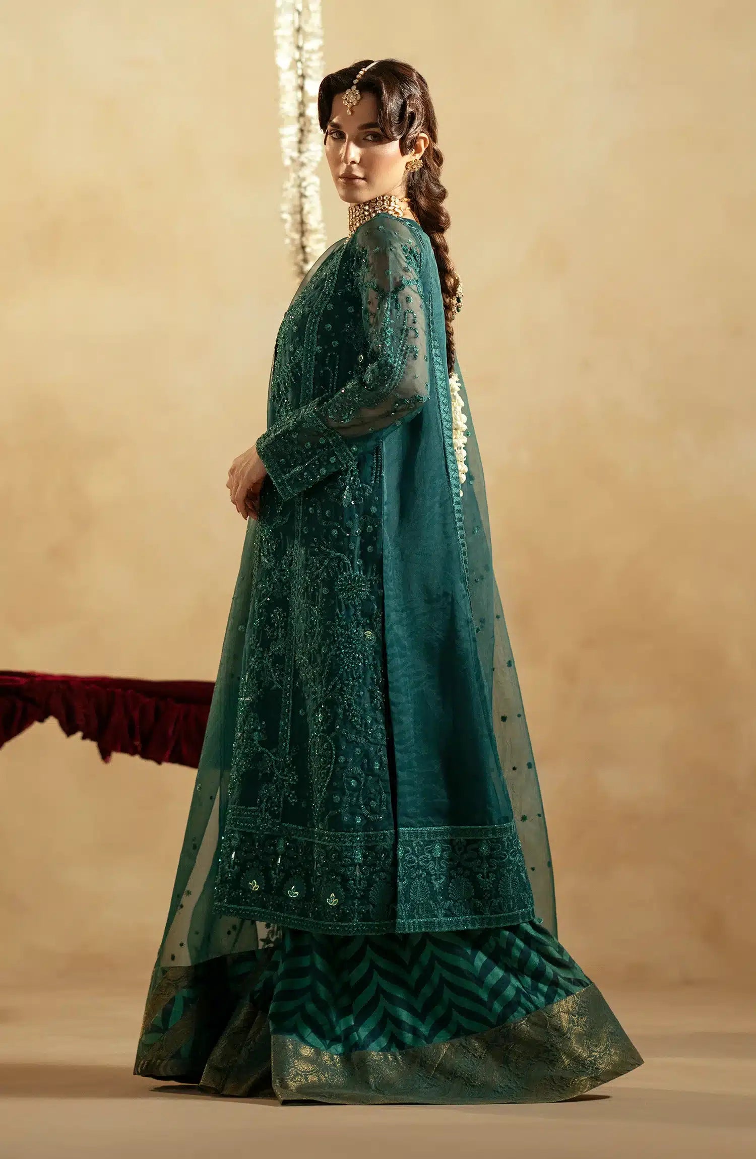 Maryum N Maria | Zamani Beghum Formals 23 | Emerald-(MW23-516) - Pakistani Clothes for women, in United Kingdom and United States