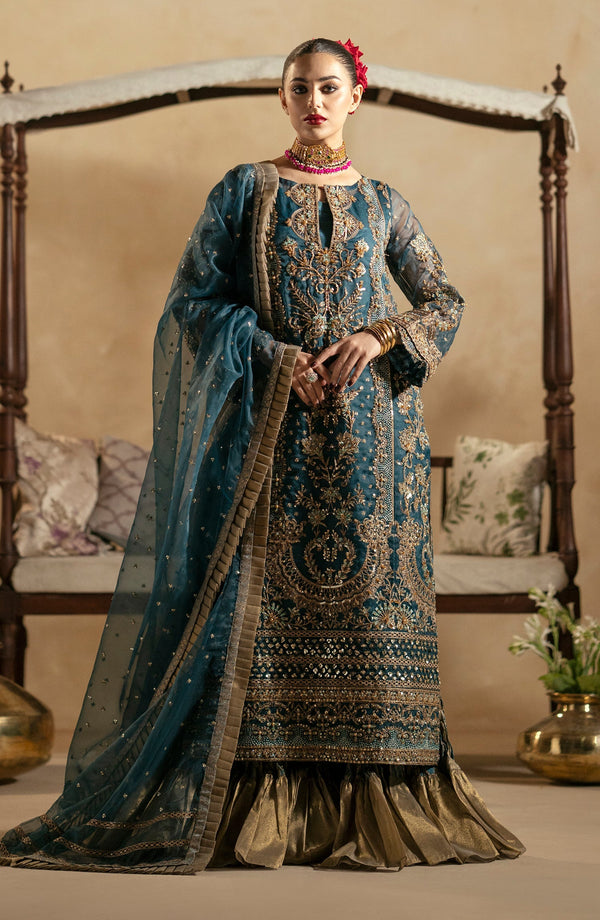 Maryum N Maria | Zamani Beghum Formals 23 | Zircon-(MW23-514) - Hoorain Designer Wear - Pakistani Ladies Branded Stitched Clothes in United Kingdom, United states, CA and Australia